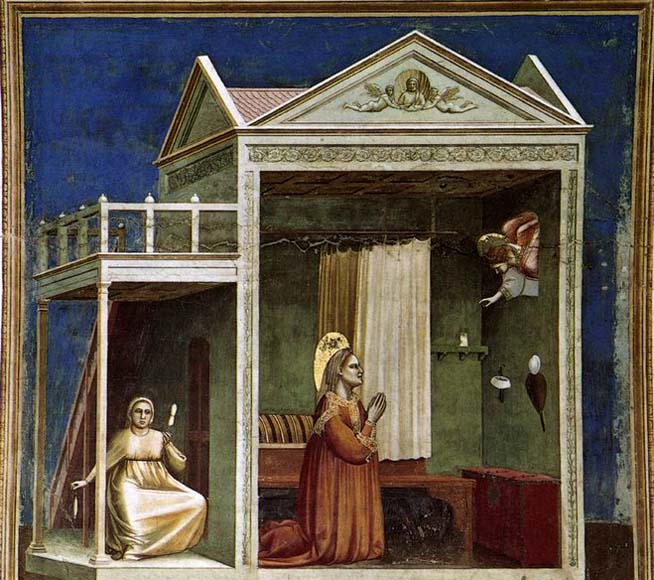 Annunciation to St Anne